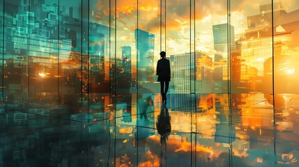 novel, ultramodern, Engineers using AI for Augmented Reality and Virtual Reality , Asia, Leading lines, centered in frame, natural light, photography Overlay art