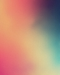 Colorful abstract background blurred rainbow gradien grainy noise texture effect post template wallpaper