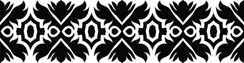 Ethnic border ornament pattern. Geometric oriental seamless pattern. Vintage element vector illustration. Baroque Floral Aztec tribal. Design for frame, textile, fabric, clothing, carpet, background.