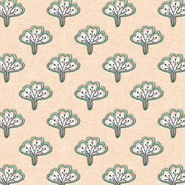 SEAMLESS ABSTRACT LEAF PATTERN