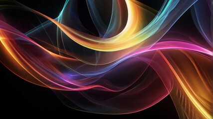 Obraz premium lines background banner