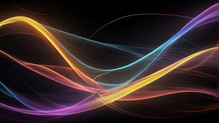 Naklejka premium lines background banner