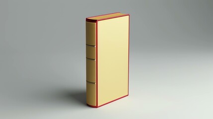 a book standing icon 3d on gray background UHD wallpaper
