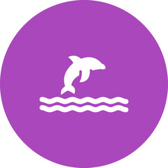 Dolphin Vector Icon
