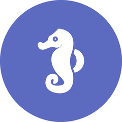 Seahorse Vector Icon