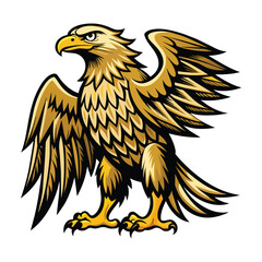 Obraz premium eagle in flight vector 