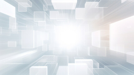 Fototapeta premium Modern white and light grey square overlapped pattern on background with shadow. white background. Minimal geometric white light background abstract design. Elegant white and grey Background.