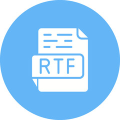 RTF Vector Icon