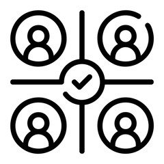 consensus line icon