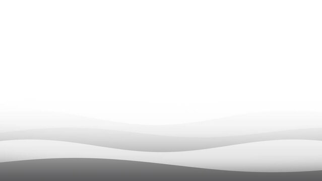 Wavy grey line pattern motion graphic animation, simple, elegant and minimal on white background