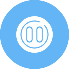 Pause Circle Vector Icon