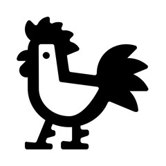 Chicken Hen Line Icon