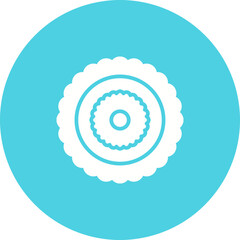 Biscuit Vector Icon