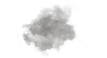 Abstract cloud of fog. Smoke overlay effect. Fog overlay effect. Smoke texture overlays. Misty effect. Isolated on transparent background