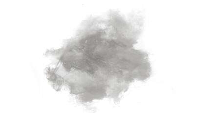 Abstract cloud of fog. Smoke overlay effect. Fog overlay effect. Smoke texture overlays. Misty effect. Isolated on transparent background