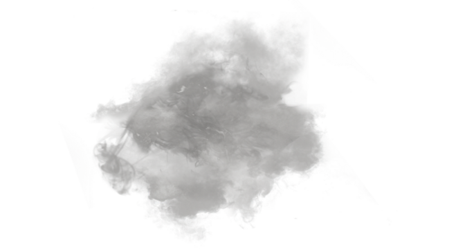 Abstract cloud of fog. Smoke overlay effect. Fog overlay effect. Smoke texture overlays. Misty effect. Isolated on transparent background