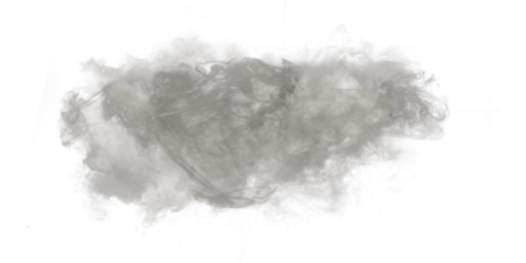Abstract cloud of fog. Smoke overlay effect. Fog overlay effect. Smoke texture overlays. Misty effect. Isolated on transparent background