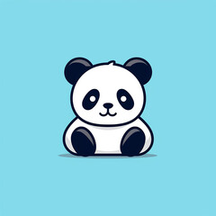 Pogo_Panda_Panda_bouncing_on_a_pogo_stick_Modern_Line