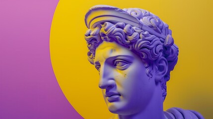 sculpture in artistic patchwork