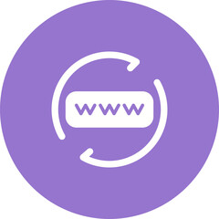 Domain Renewal Vector Icon