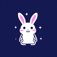 Obraz premium Radiant_Rabbit_Rabbit_glowing_with_happiness_Modern