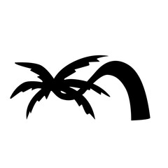 coconut tree silhouette