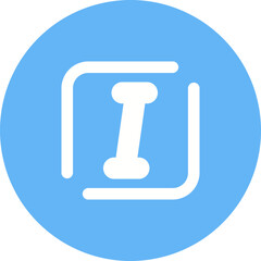 Italic Vector Icon