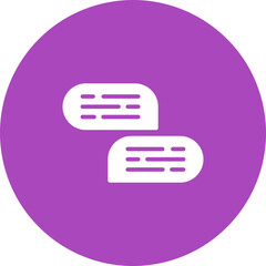 Speech Bubbles Vector Icon