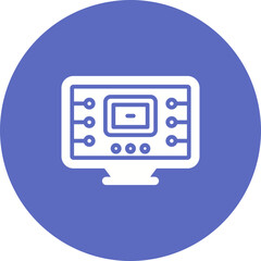 Fototapeta premium Desktop Vector Icon