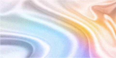 Dynamic multi-colored wave texture. Abstract grainy ultra wide pixel multicolored light blue purple yellow orange brown azure gray gradient background. For design banners wallpapers templates desktops