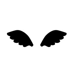 wings silhouette icon