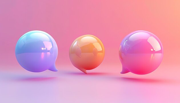 speech bubbles indicating conversations about referrals