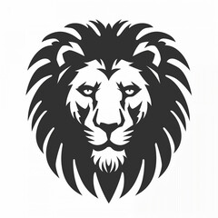 ライオンのシンプルなロゴ/Simple Logo of a Lion/Generative AI