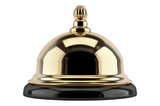 Call bell isolated on white background