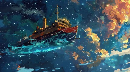 Obraz premium Voyage Vessel
