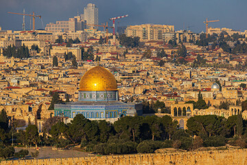 Fototapeta premium Dome of the Rock on the Temple Mount in Jerusalem, Israel