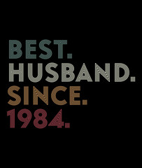 40th Wedding Anniversary T-Shirt Design for Husband. SVG