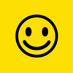 Fototapeta premium Smiley_Face_Modern_Line_Icon_Vector_Line_Art