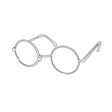 recommend clip art: round glasses