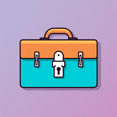 Briefcase_Modern_Line_Icon_Vector_Line_Art_CuteIcon_D