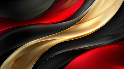 Fototapeta premium blue gold red luxurious abstract geometric presentation