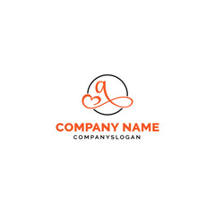 Letter A logo design, vector logo design