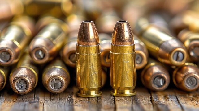 Handgun ammo with hollow point bullets for 38 Special
