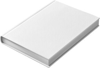 Fototapeta premium blank book cover isolated on transparent background