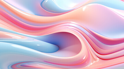 Obraz premium 3d, waves pattern, wallpaper