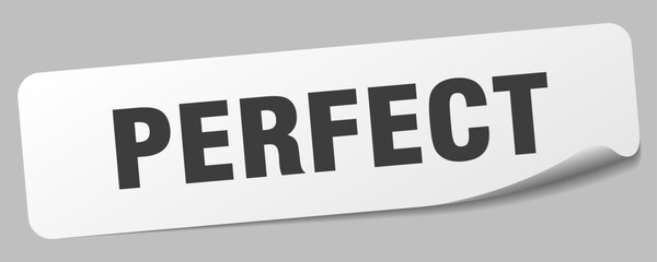 perfect sticker. perfect label