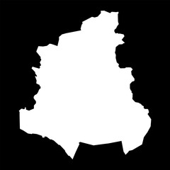 Kainuu map, region of Finland. Vector illustration.