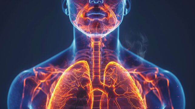 Human Respiratory System Anatomy Diaphragm For Medical