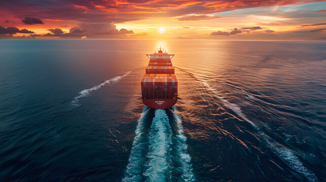 Global shipping route logistics supply chain trade commerce business economy asia europe china US india relations sanction politics network land sea - Powered by Adobe