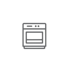 home appliances line icon vector design 